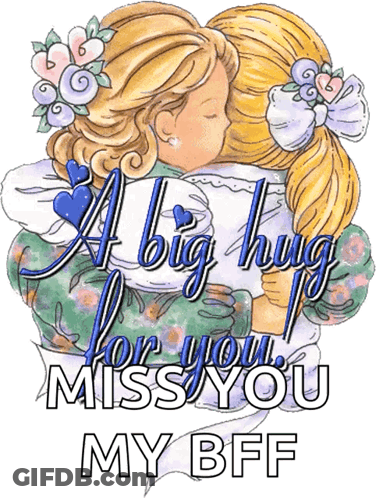 Miss You BFF Card GIF
