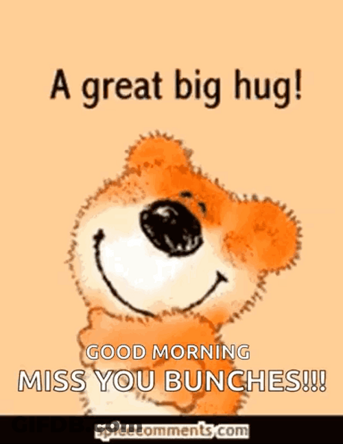 Miss You Bunches With Morning Hugs GIF