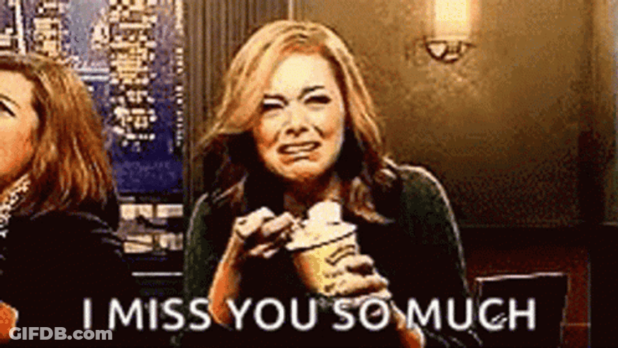 Miss You Ice Cream Crying GIF