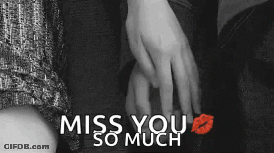 Miss You So Much Holding Hands GIF