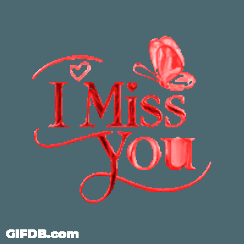 Miss You Sticker GIF