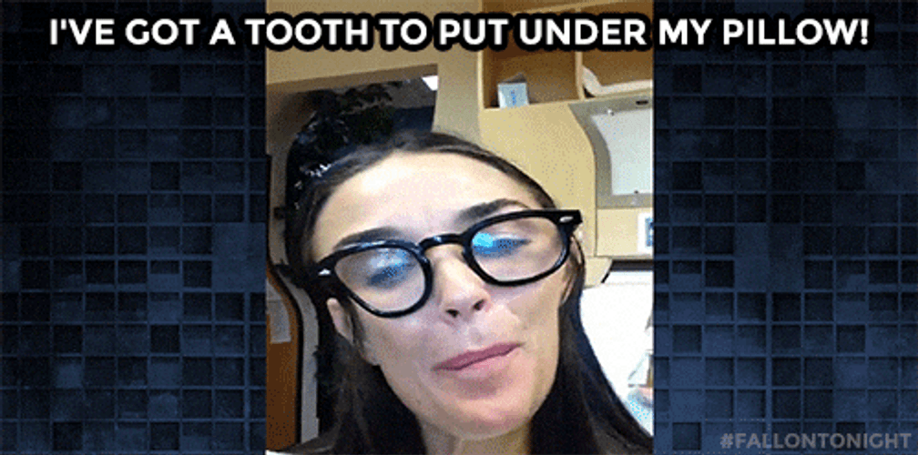 Missing Tooth To Put Under Pillow GIF