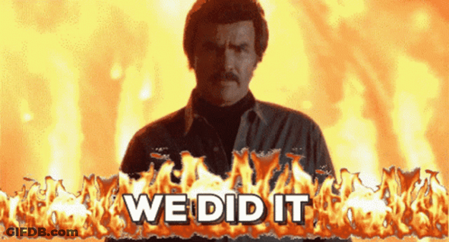 Mission Accomplished Burt Reynolds GIF