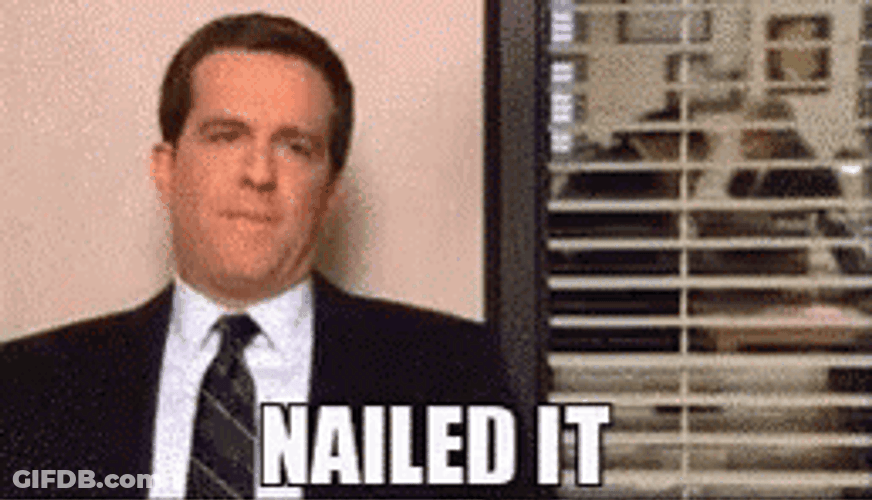 Mission Accomplished Ed Helms The Office GIF