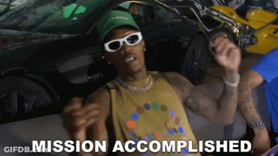 Mission Accomplished GIF