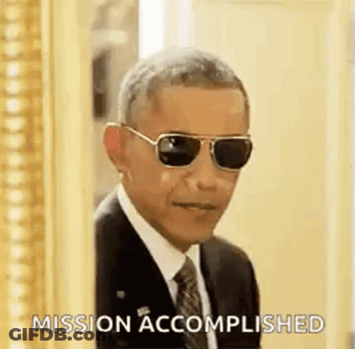 Mission Accomplished GIF