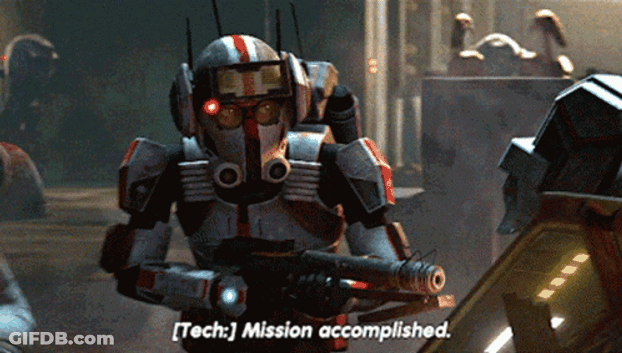 Mission Accomplished Stormtroopers Star Wars GIF