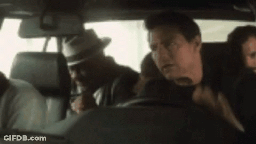 Mission Impossible Dramatic Car Escape GIF
