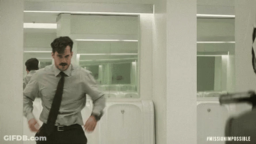 Mission Impossible Henry Cavill Fighting Position GIF