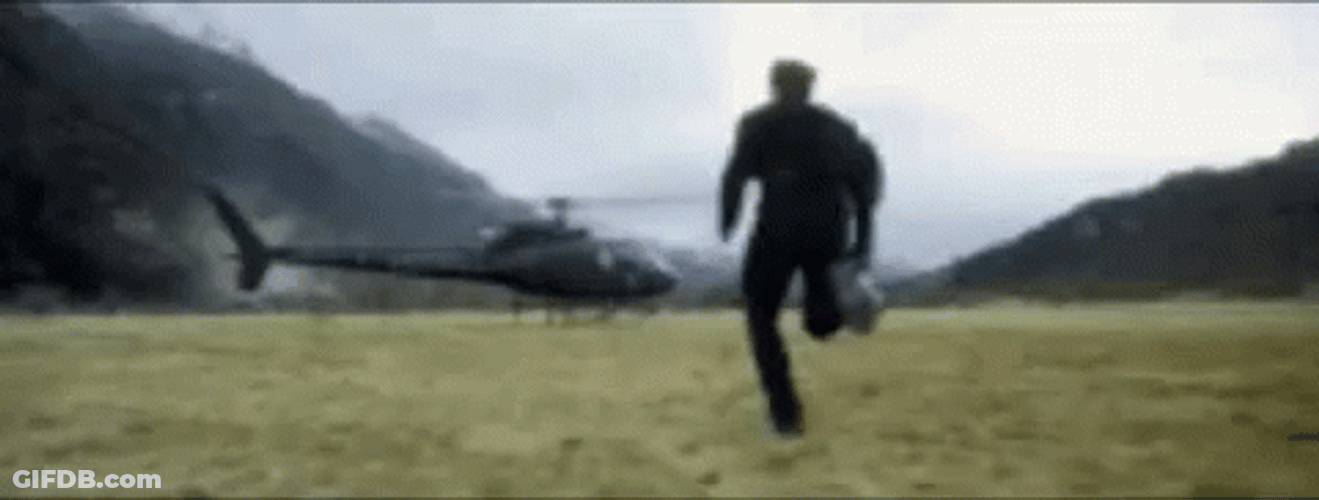 Mission Impossible Tom Cruise Running In The Helicopter GIF