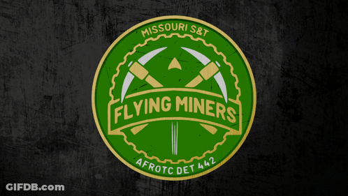 Missouri S&T Flying Miners AFROTC Det 442 Logo GIF