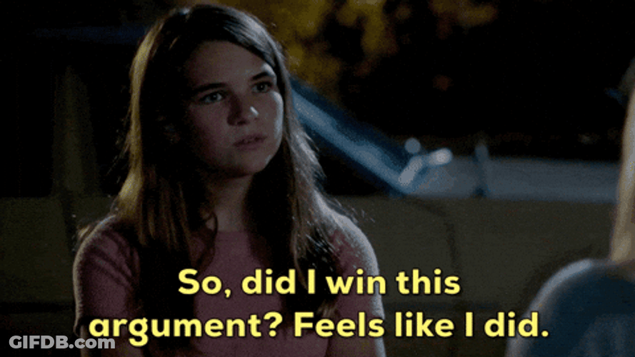Missy Cooper So Did I Won This Argument GIF