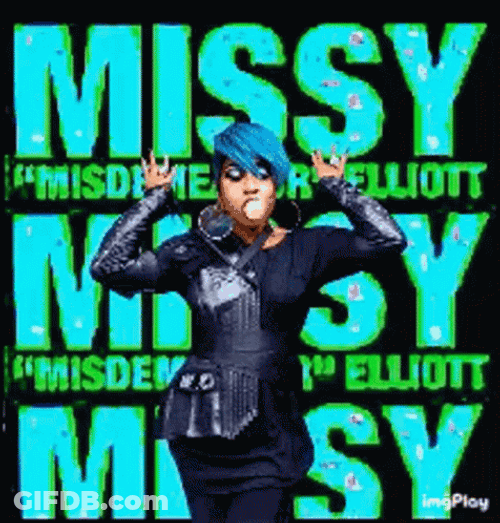 Missy Elliot Animated Text GIF