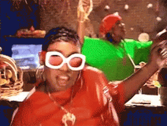 Missy Elliot Dancing At Bar GIF