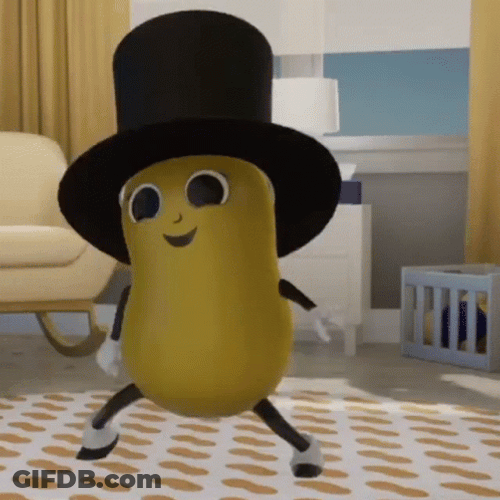 Mister Peanut Dancing GIF