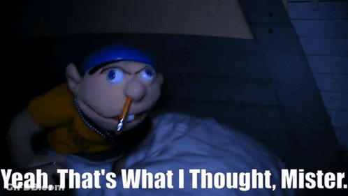 Mister With Puppet GIF