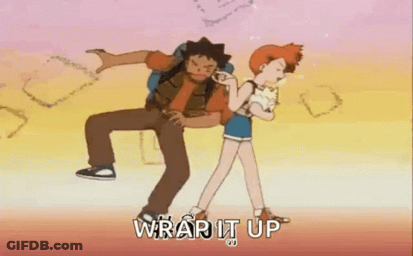 Misty Pulling Brock GIF