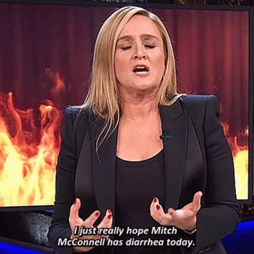 Mitch McConnell Having Diarrhea Meme GIF
