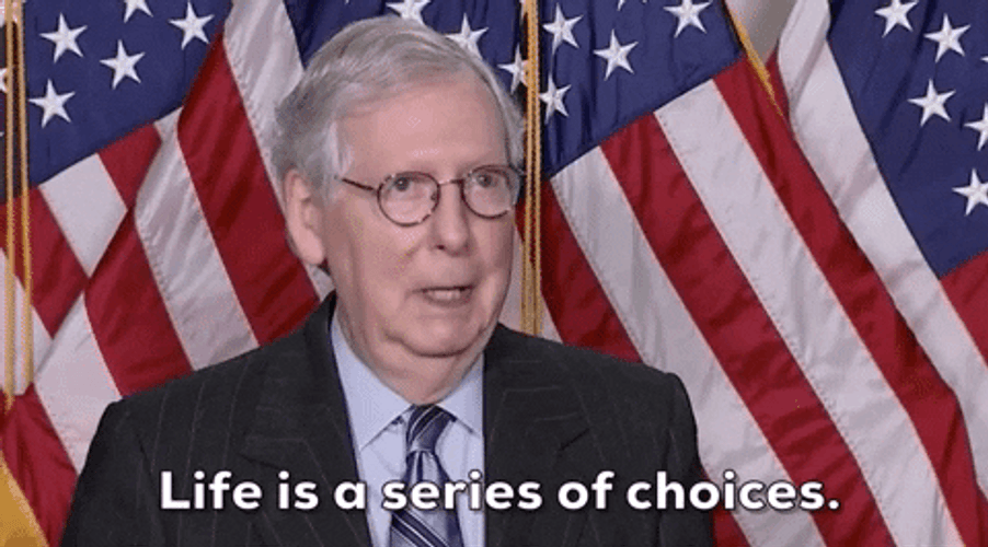 Mitch McConnell Press Conference Meme GIF
