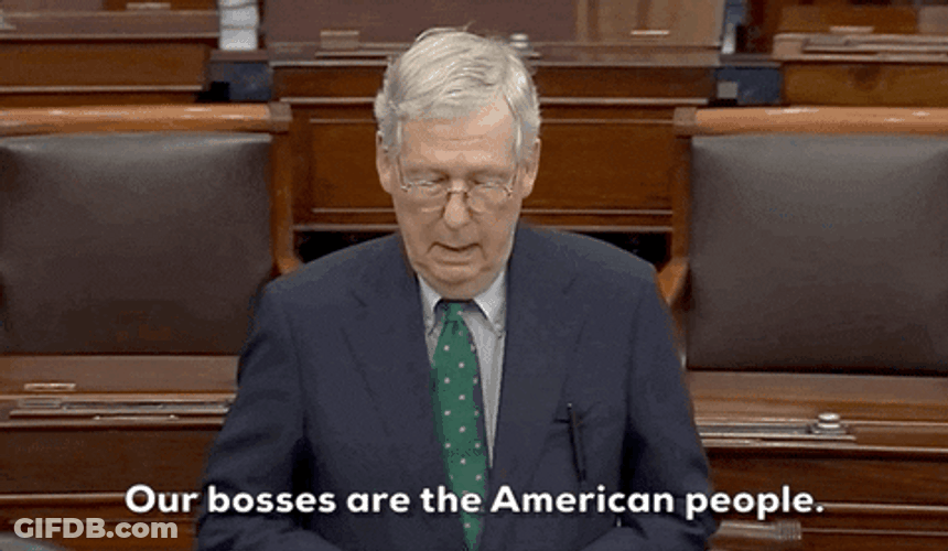 Mitch Mcconnell Turtle Head Bent Down GIF