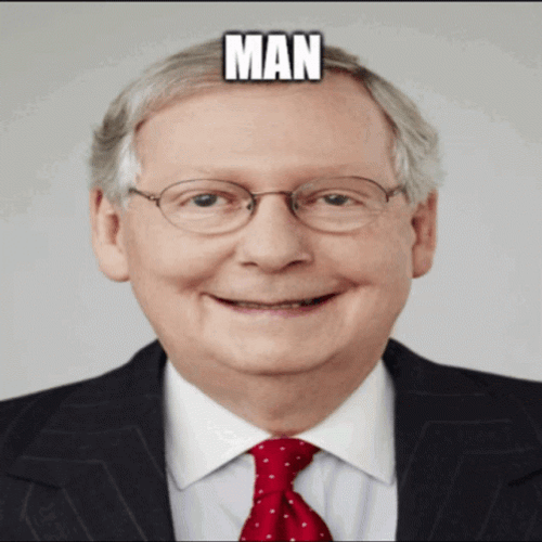 Mitch McConnell Young Man Mashup Meme GIF