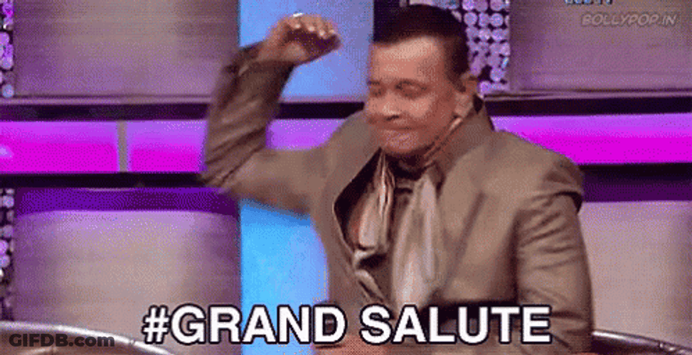 Mithun Chakraborty Hats Off GIF