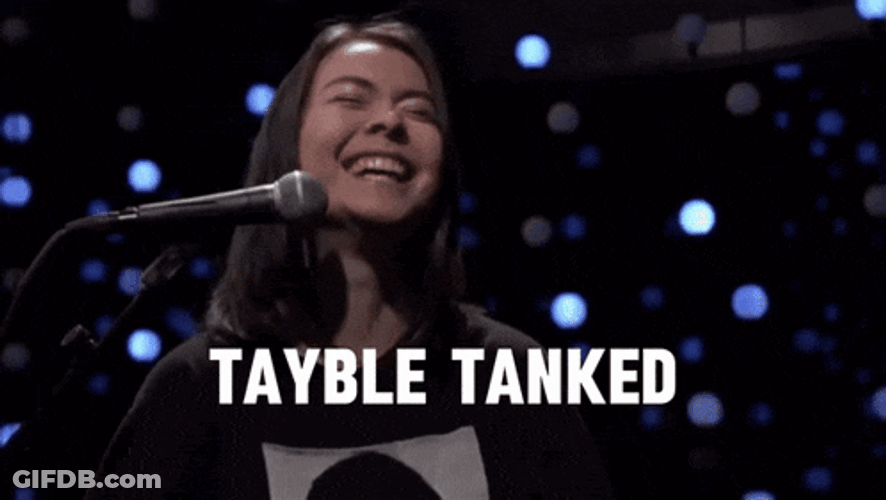 Mitski Taylor Swift Tanked GIF