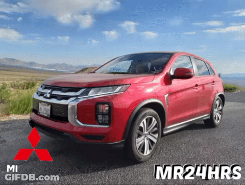 Mitsubishi Car Grille Close Up GIF