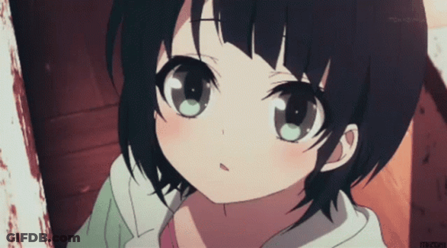Miuna Shiodome Blushing Anime GIF