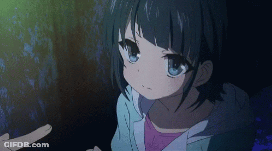 Miuna Shiodome Nose Boop GIF