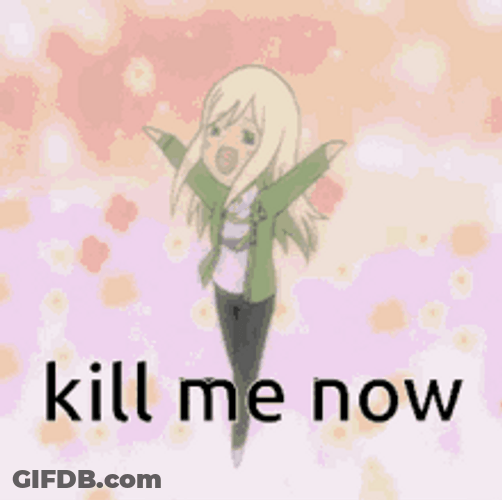 Miyo Takano Higurashi Kill Me Now GIF