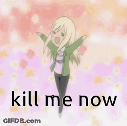 Miyo Takano Spinning Kill Me Now GIF