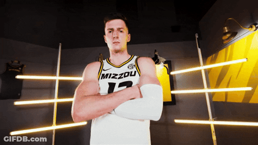 Mizzou Guy Crossed Arms GIF