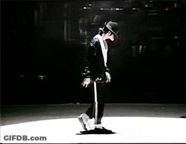 MJ Moonwalk At Concert GIF