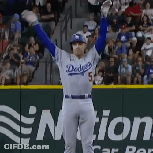 MLB Freddie Freeman LA Dodgers Waving GIF