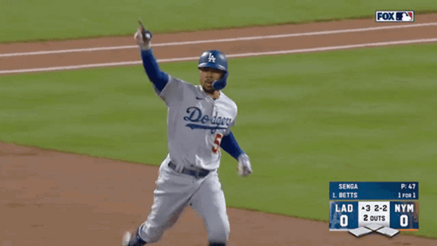 MLB LA Dodgers Mookie Betts Running GIF