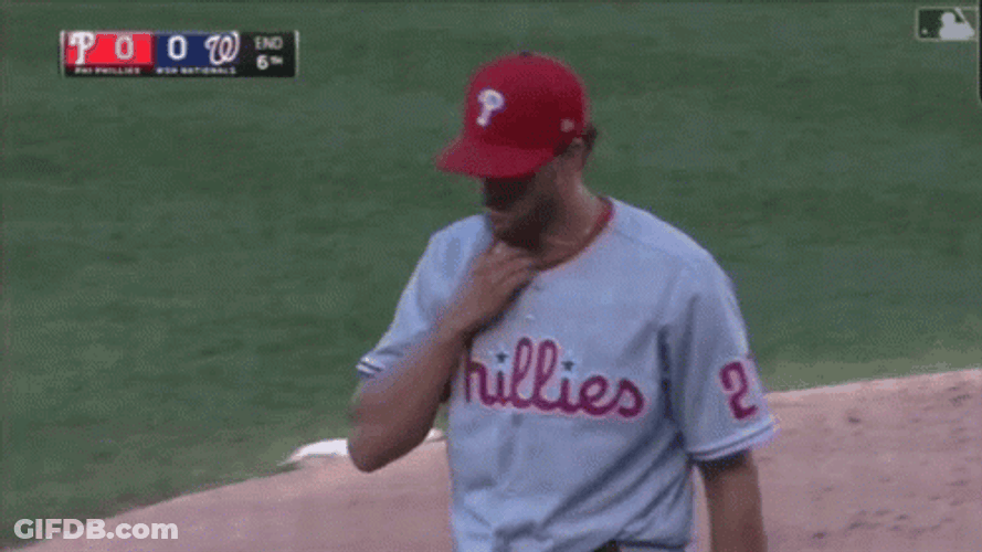MLB Philadelphia Phillies Aaron Nola Walking GIF