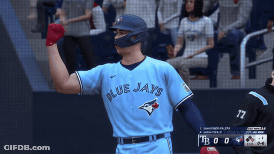 MLB Toronto Blue Jays Isiah Kiner Falefa GIF