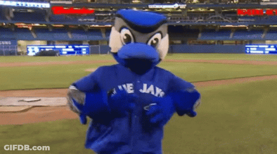 MLB Toronto Blue Jays Mascot GIF