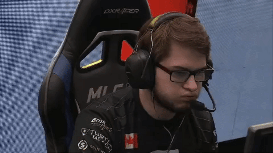 MLG Major League Gaming Player Pouting Lips GIF