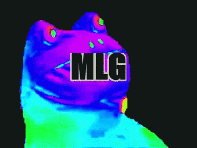 MLG Major League Gaming Trippy Frog GIF