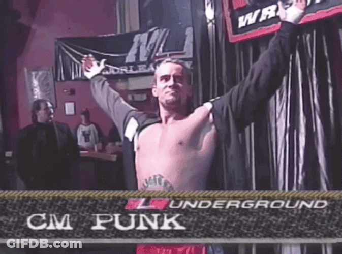 MLW CM Punk Entrance GIF