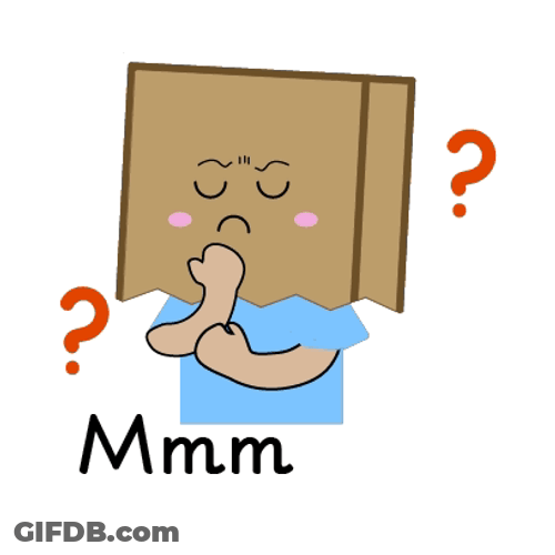 Mmm Paper Bag Face GIF
