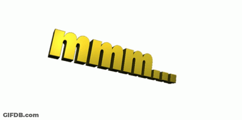 Mmm Text Animation GIF