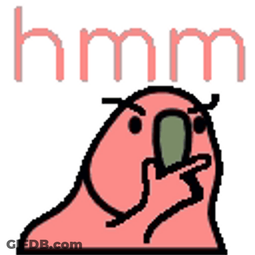 Mmm Thinking Wiggling GIF
