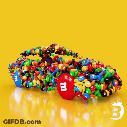 MMS Chocolate Car GIF