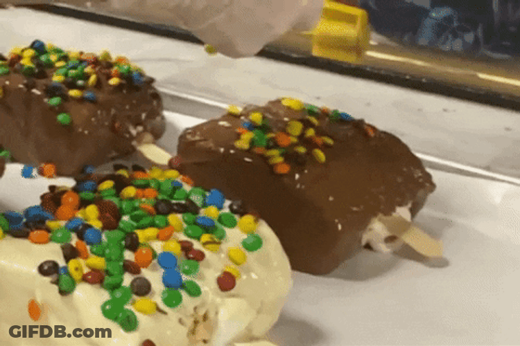MMS Chocolate Dessert Sprinkles GIF