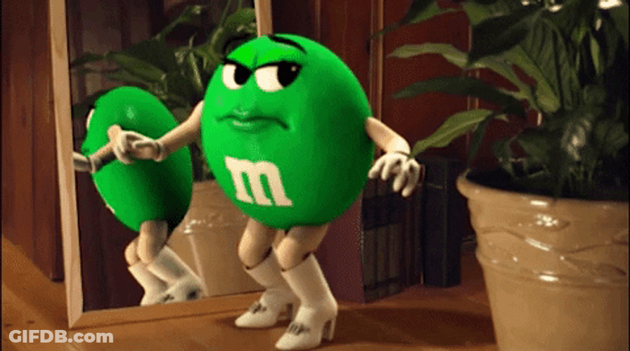 MMS Chocolate I Look Good GIF