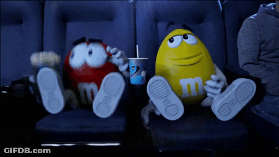 MMS Chocolate Sunday Scares GIF