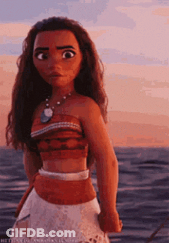 Moana Doll On Beach GIF